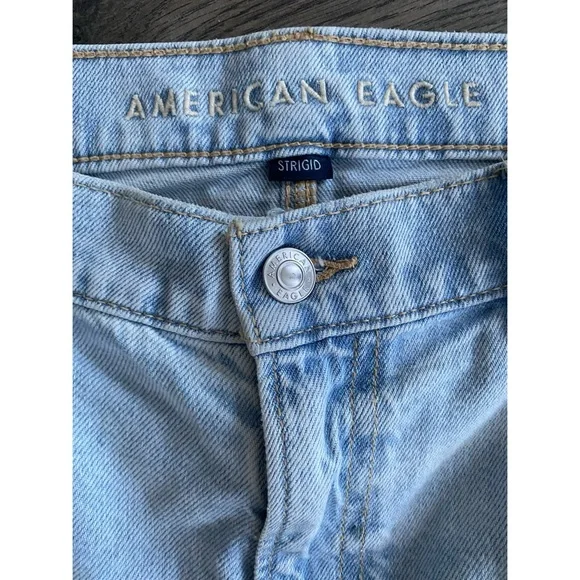AMERICAN EAGLE Pearl Embellished Stovepipe Jeans - Picture 5 of 8